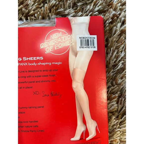 Spanx In Power Line Super High Shaping Sheers Size C Nude Tummy Control NEW - Picture 5 of 6